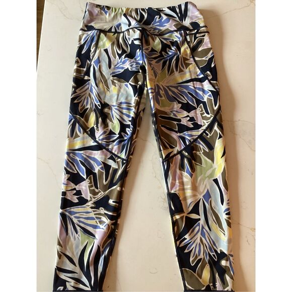 Sweaty Betty Power 7/8 Leggings Sz M Tropical Print - Picture 3 of 9